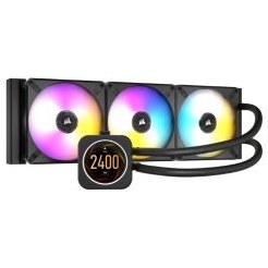 Resim Corsair iCUE H150i Elite LCD 360mm Sıvı İşlemci Soğutucu 