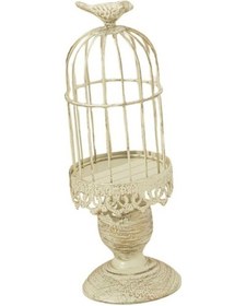 Resim Zcjb Magideal Kuş Kafesi Mumluk Sütun Parti Beyaz Küçük-67092 