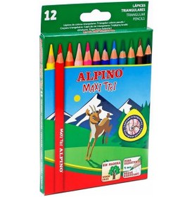 Resim Alpino Maxi Tri Üçgen Kuru Boya 12 Renk 