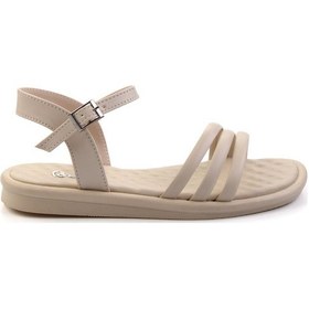 Resim Bej Kadın Sandalet K05257011609 Bej 