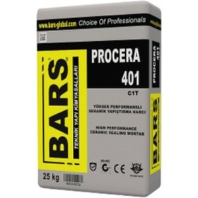 Resim Bars Seramik Yapıştırıcısı Gri 25 Kg. 