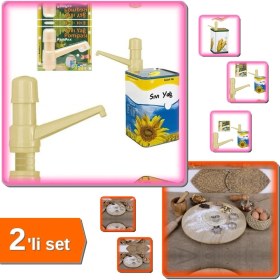 Resim Hereveoyuncak Mutfak Seti: Sıvı Yağ Pompası + 4lü Metal Mini Kurabiye Kalıbı – Pratik + Şık Tasarım L9T6FA 