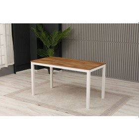 Resim Sehpol Yemek Masası 140-70/75 Beyaz-richmond 