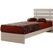 Resim Pasifichome Huga Tek Kişilik Ahşap Karyola Meşe 90Lk /90*200 Başlıklı Karyola 