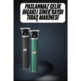 Resim Paslanmaz Çelik Lı Sinek Kaydı Tıraş Makinesi Uzun Ömürlü 