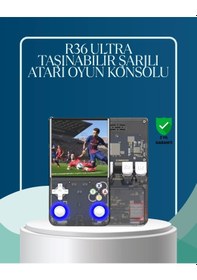 Resim Bfs R36 Ultra Çift Joystickli Retro Oyun Konsolu 2500mah Bataryalı 