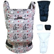 Resim Mamadusbaby Etnik 8 Yenidoğan Set Ergonomik Kanguru 