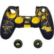 Resim Jingyi Ps4 Denetleyici Kaplamaları, Silikon Denetleyici Kapağı Cilt Koruyucu Uyumlu /ps4 Slim/ps4 Pro Denetleyici (Başparmak Kapağı Tutacağı x 2) (Yurt Dışından) 