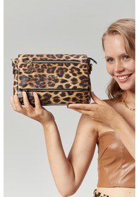 Resim Kadın Dört Bölmeli Clutch Çarpraz Omuz Çantası 