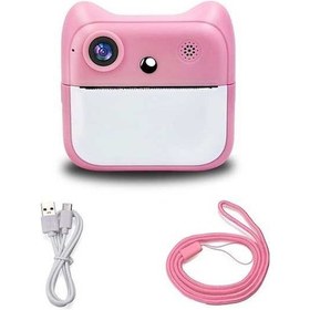 Resim Pazly Çocuklar İçin Anında Baskılı Dijital Kamera - 2400w Çift Lensli Termal Yazıcı 