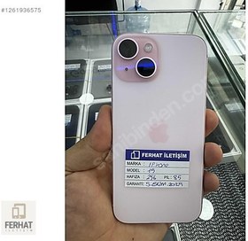 Resim Apple iPhone 15 İkinci El TR | 256 GB | Pembe 