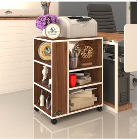 Resim Kenzlife ofis yazıcı masası berubetto106 cvz 106*090*60 tekerlekli sekreter 