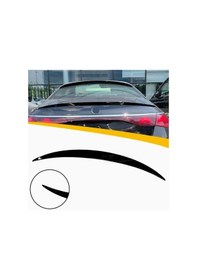 Resim Autogp Mercedes W214 Amg Bagaj Üstü Spoiler Siyah Boyalı Plastik 2024+ 