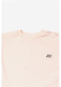 Resim Atlasyael Atlas&yael %100 Organik Pamuk Gots Organik Belgeli Bebek Üst Sweatshirt - Somon 