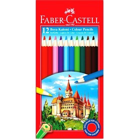 Resim Faber Castell 12 Renk Tam Boy Karton Kutu Boya Kalemi (52-5171116312) 