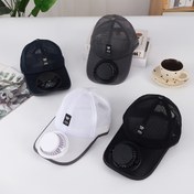Resim 1 adet Kadın Beyzbol Şapkası, USB Şarjlı Fan ile, Üç Ayarlanabilir Rüzgar Hızı ile. Bu Şık Açık Hava Eğlencesi Şapkası Uzun Kenarlı ve Her İki Cinsiyet için Uygun, Yaz Seyahatleri için Temel Bir Parça. 