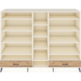 Resim Hyperion Dolap 14 Raflı 2 Çekmeceli 220x44x163 Aytaşı-aytaşı/çam Aytası/atlas Çam - Aytası 