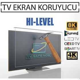 Resim TVSAFENOW Hi-Level Uyumlu 49hl700 49'' İnç 124 Ekran Hİ-LEVEL TV Ekran Koruyucu 