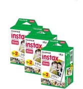 Resim Fujifilm Instax Mini 20'li Film 3'lü Set 60 Poz 