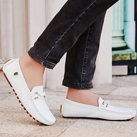 Resim Erkekler için Hafif Sürüş Loaferları ve Bere 
