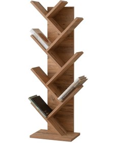 Resim Modern Zikzak 10 Raflı Kitaplık 60x36x156 