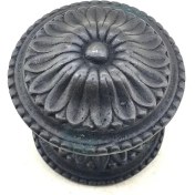 Resim Bfs Antika Tarz Dekoratif Pirinç Papatya Kapı Babası - 73MM, Oksit 