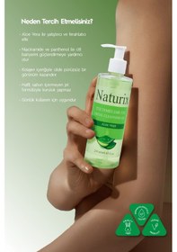Resim Naturix Aloe Vera Özlü Canlandırıcı Yüz Temizleme Jeli 250 ML 