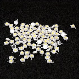 Resim 10/30 Adet 1W Ultra Parlak LED Diodlar (3V-3.2V) - Serin/Sıcak Beyaz, Elektronik DIY, Devre Tasarımı ve Arduino Projeleri İçin 