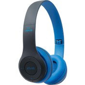 Resim Jopus Bluetooth Kulaklik P47 Mikrofonlu Micro SD Okuyuculu Mavi 