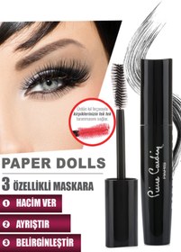 Resim Pierre Cardin Paper Dolls High Definition 3 Özellikli Siyah Maskara 