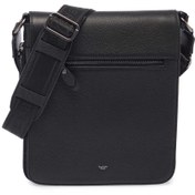 Resim Siyah Deri Unisex Çapraz Askılı Çanta - S1AC00021185-A6F 