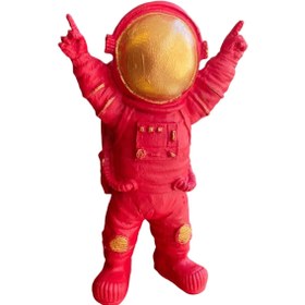Resim Astronaut Figurine, Space Themed Home Decor, Space Explorer Sculpture, Decorative Helmet Astronaut Statue, Astronaut Sculpture, Astronaut Figurine, Astronaut Decor - Object-2 