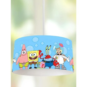 Resim Zethome Genç Çocuk Odası Sünger Bob Çocuk Sarkıt Avize 