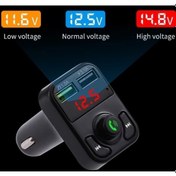 Resim Dancemonkey X3 Kablosuz 5.0 Handsfree Araç Kiti Fm Kablosuz Ses Alıcı Verici Mp3 Çalar Siyah, Çift Usb Dijital Hızlı Şarj Cihazı 