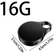 Resim Meridiangoods 16g 32gb Mini Sesli Ses Kaydedici Ses Aktivasyonlu Çelik Kasa Hd Ses Kaydı Tek Tıkla Kayıt Gürültü Azaltma Mp3 Çalar Şarj Edilebilir Pil 