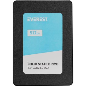 Resim Everest ES512A 512GB 2.5 Sata3.0 550MB/460MB 3D Nand Flash SSD Hard Disk 