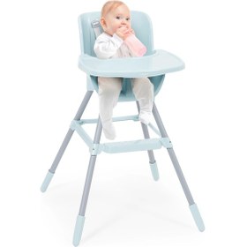 Resim Babyjem Mama Sandalyesi Soft Mavi 
