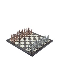 Resim Gifthome Metal Satranç Takımı - Seti Battal yunan antik Kat 
