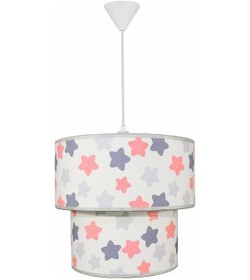 Resim Şenay Aydınlatma Çocuk Odası Ikili Silindir Kumaş Avize Sarkıt-Be 