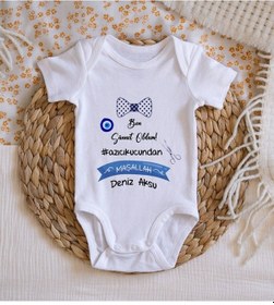 Resim Bitmeyenkartus Bk Kids Isimli Sünnet Tasarımlı Bebek Body Zıbın - Model 2 Çok Renkli 