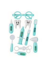 Resim Mavi Diş Doktoru Seti Eğitici Dişçi Doktor Seti 