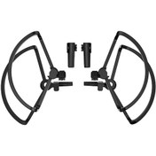 Resim Samdoo Djı Mavic Mini İçin Entegre Ayak Ve Perde Koruması - 31mm Yükseklik Artırıcı, 360 Korumalı Siyah Plastik Aksesuar 