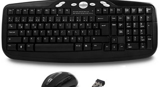 Resim Everest Km-6630 Siyah Kablosuz Q Multimedia Klavye + Mouse Set 