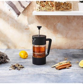 Resim Aryıldız Doppio Black French Press 350 Ml 259559 Şeffaf 