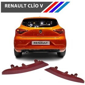 Resim Renault Clio 5 Arka Tampon Reflektörü Sol ve Sağ Takım 2020 - 2023 