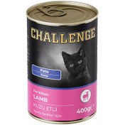 Resim Challenge Pate Kitten Kuzu Etli Yavru Kedi Konservesi 400 Gr 