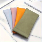 Resim 4 Adet Çok Fonksiyonlu Otomatik Kapanan Büyük Kapasiteli Saklama Çantaları Moda Gözlükler, Kozmetik & Takılar İçin - Pastel Pembe, Sarı, Açık Mavi, Zeytin Yeşili Renklerde Taşınabilir Organizatör Torbalar, Kompakt Tasarım, Pürüzsüz Dokusu, Sık Seyahat Edenler İçin 