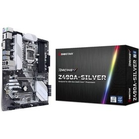 Resim Biostar Racing Z490A-Silver 128 GB DDR4 4400 MHz S+GL LGA1200 ATX Anakart 