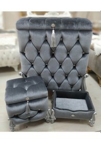 Resim Çamaşır Sepeti Havlu Deterjan Ve Saç Fırçası Kutusu Füme 