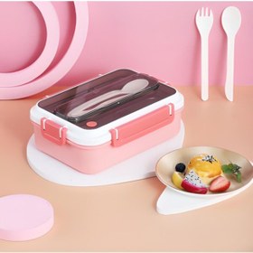 Resim Vagonlife Lunch Box Sefer Tası Yemek Kabı Pembe Vgn528 